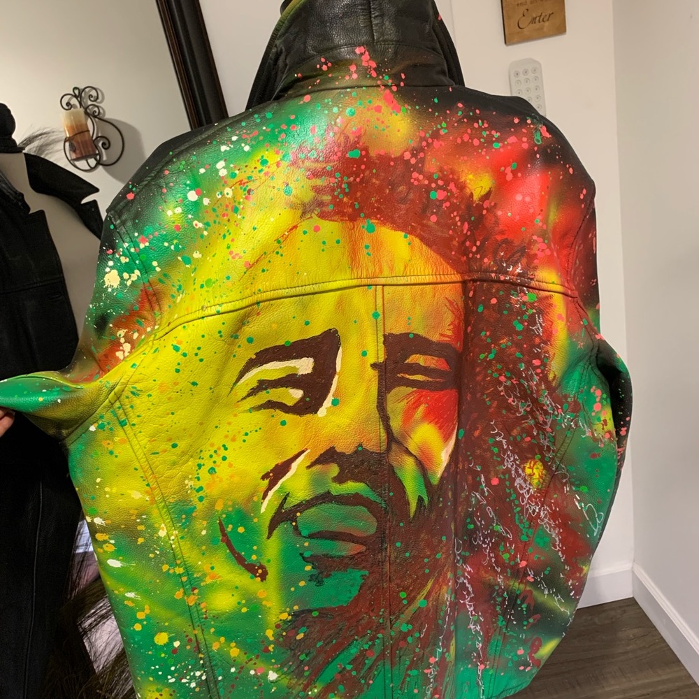 Custom Men’s Merino International Leather Coat - Picture 4 of 8